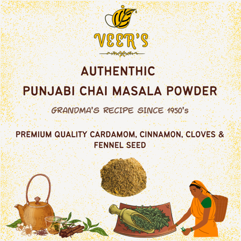 Homemade Authentic Punjabi Chai Masala Powder ( 200 grams)